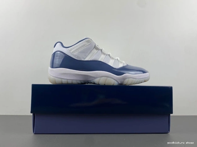 Rep Low Navy Jordan Midnight (2024) FV5104-104 Retro 11 0820